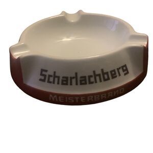 Vintage Scharlachberg Meisterbrand Porcelain Ashtray A Timeless Piece of Eleganc